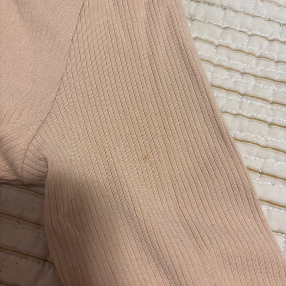 THE UPSIDE Beige Tahnee ribbed stretch-modal top - Women's Size XXS/2 - Picture 7 of 7